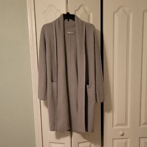 Vince Heather Gray Women's Open Cardigan